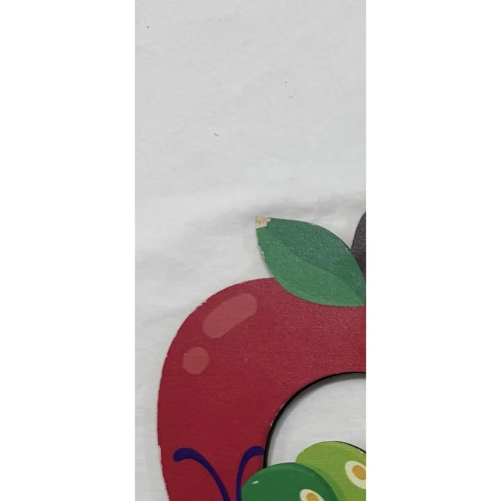 PANTIDE Hungry Caterpillar One Letter Sign Wooden Table Centerpiece for School